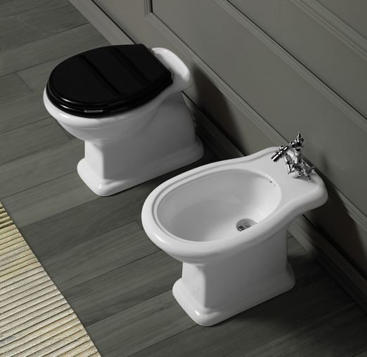 Simas Lante sanitari bagno a terra, vaso, bidet e coprivaso