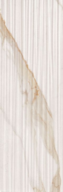 Supergres Purity Of Marble Calacatta Structured fluid 30,5x91,5 cm PCSF