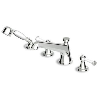 Zucchetti Agorà Rubinetto bordo vasca da bagno 4 fori ZAM486, Z9472P.C