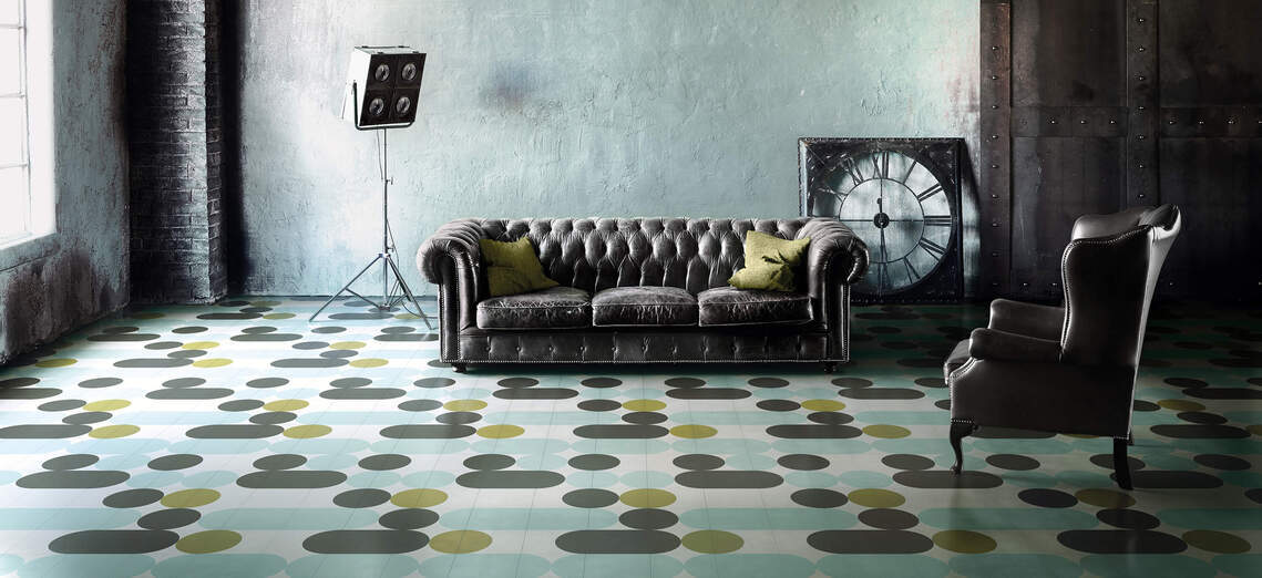 Pavimento in cementine Bisazza Cementiles